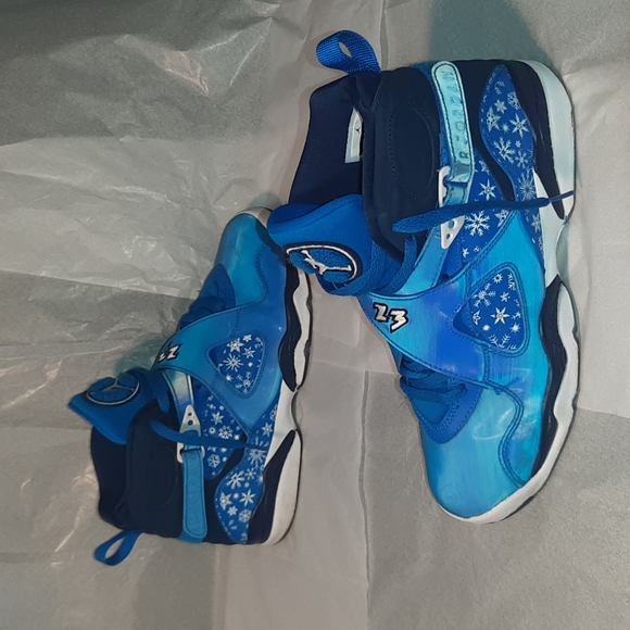 Jordan 8 Retro Sneakers 7Y = Women 8.5 = Men 7 - Picture 10 of 10